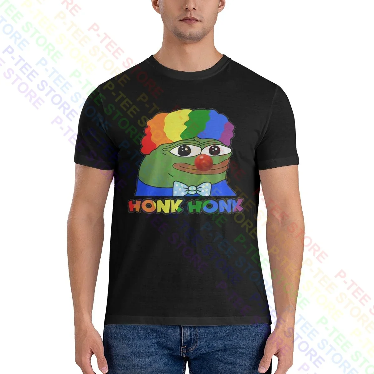 Clown Pepe Honk Honkler Meme Shirt T-shirt Vtg Style Fashion Hot Selling Tee