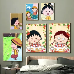 1pc Anime C-Chibi Maruko Anime  Poster Paper Print Home Bedroom Entrance Bar Cafe Art Painting Decoration