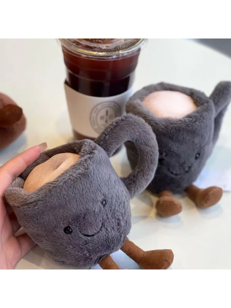 Fun Coffee Bean Cute Plush Toys New Products Soothing Baby Doll Gift Girls Children's Filled Toys  kawaii plush  stuffed JC