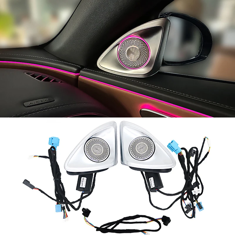

Luminous Car Speaker Horn Refit For Mercedes-Benz X254 W205 W247 W257 W167 W223 W177 W118 4D Rotating Tweeter