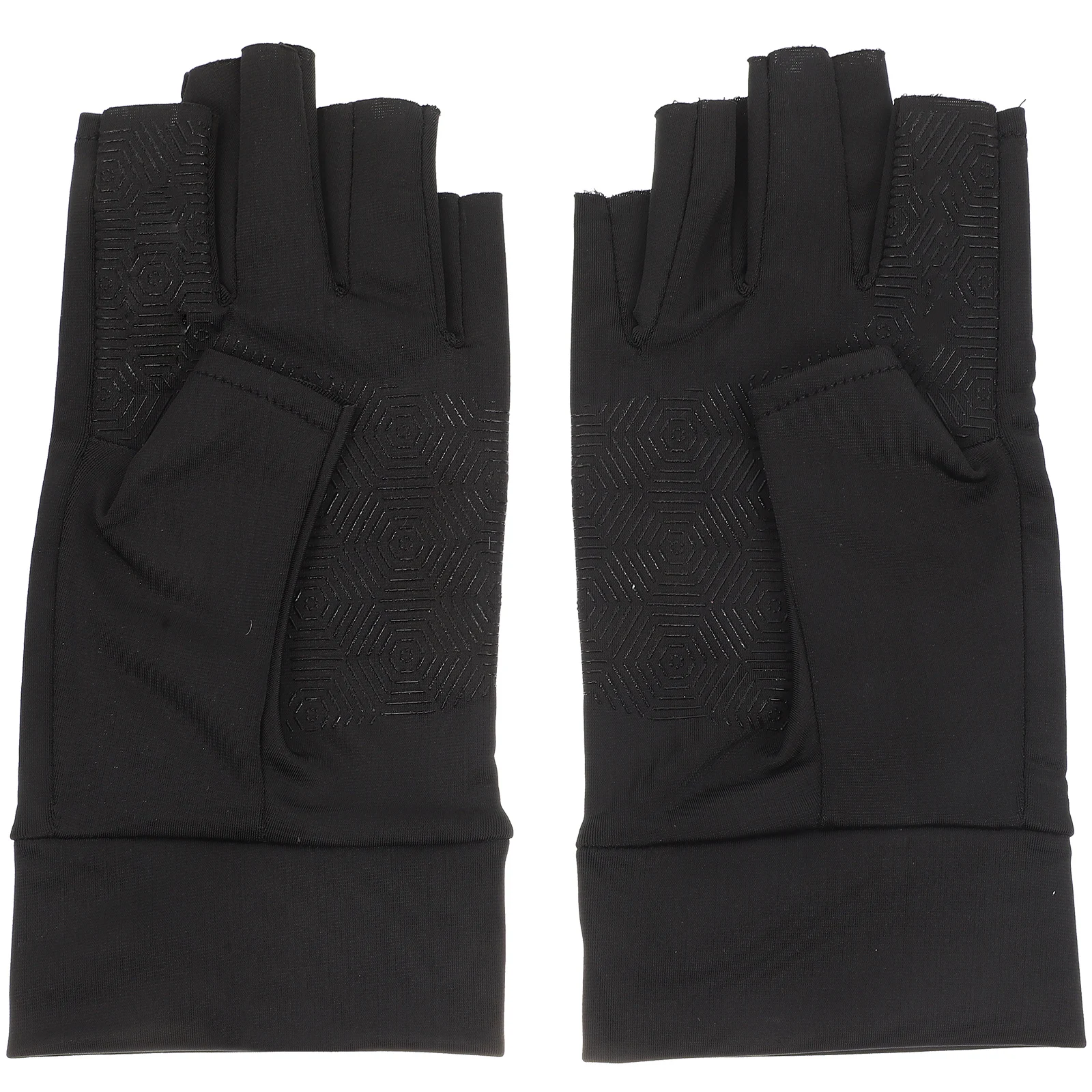 

1 Pair Half-Finger Fitness Gloves Portable Compact Design Breathable Anti-Slip Shockproof For Outdoor Riding Fishing Sports