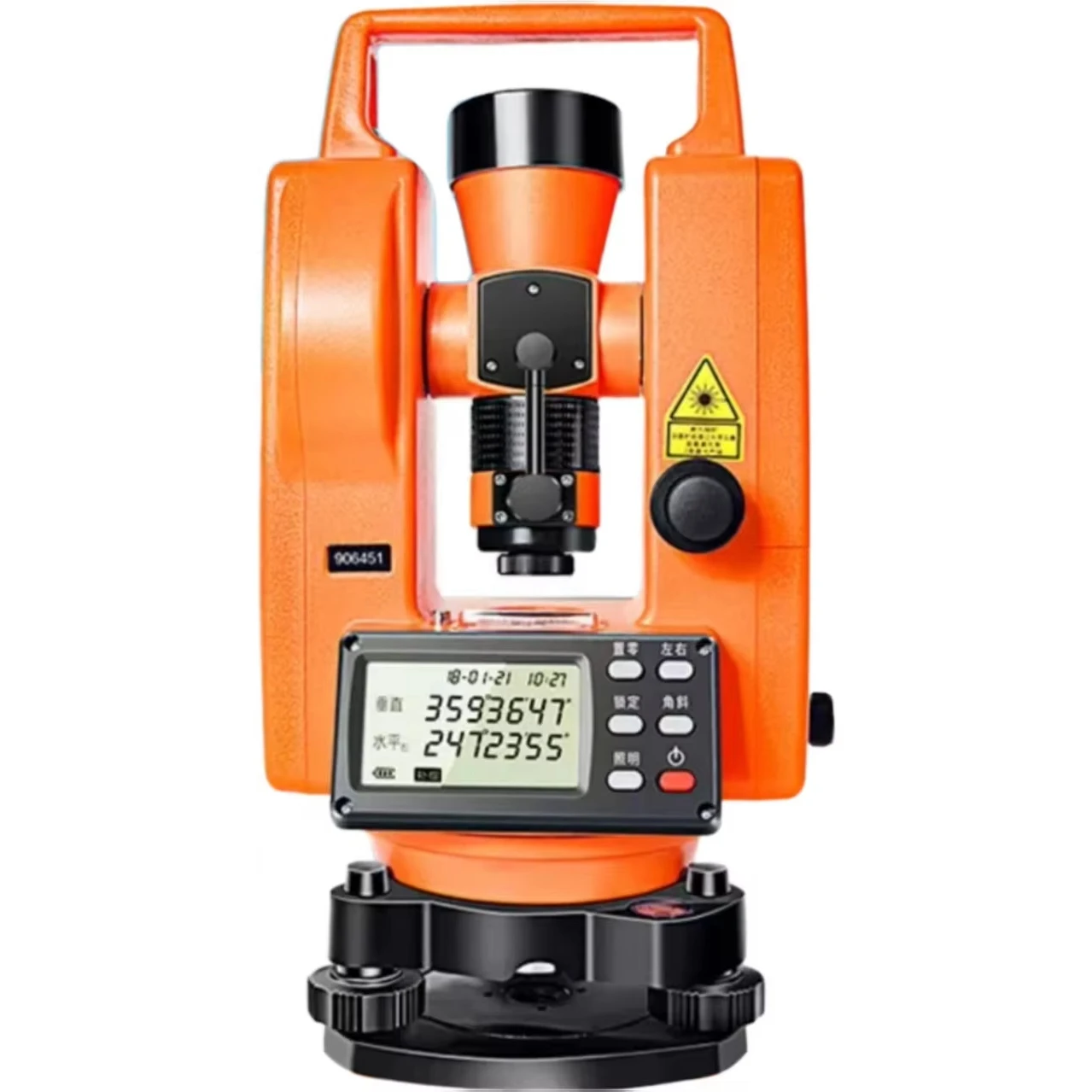 Dingfeng DJ-02LL Theodolite High-Precision Digital Upper Lower Laser Red Green Light for Urveying Instrument