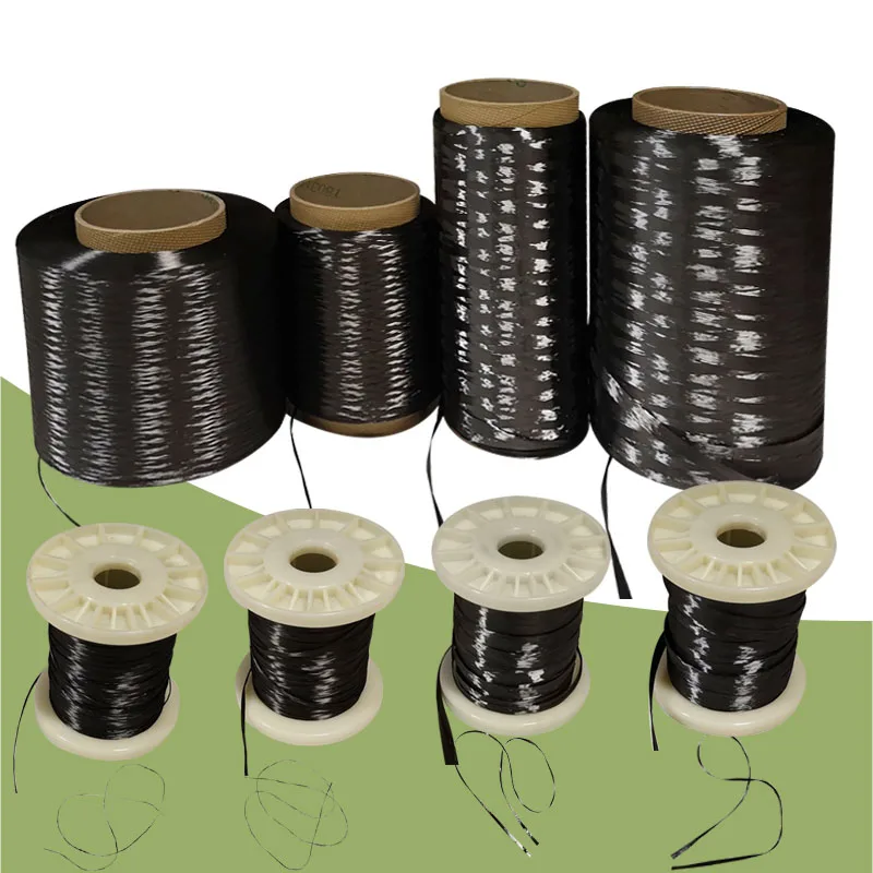 Filamento condutor e de tração do fio da resistência de alta temperatura do fio da fibra do carbono