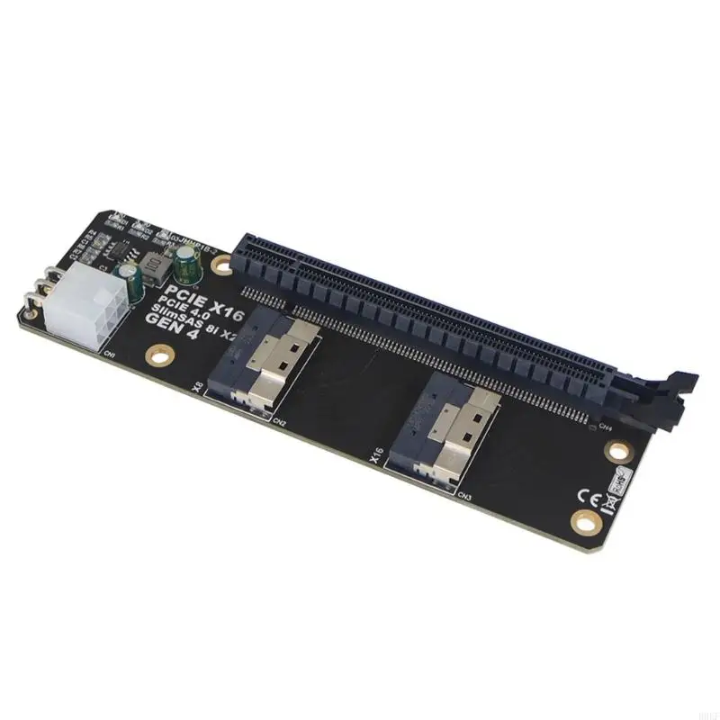 B0KF графическая видеокарта Карта схватки 2 порта Slimsas 8i в PCIE4.0 X16 Слот