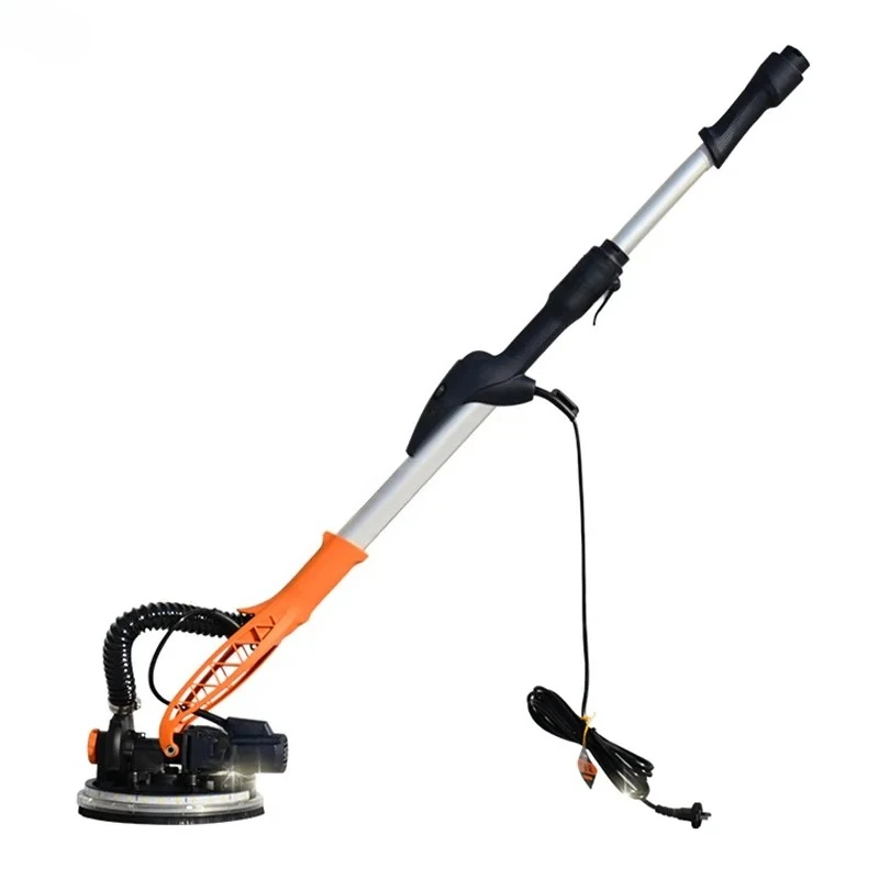 Long pole wall grinding machine wall sandpaper machine dust-free modification electric brushless putty wall grinding machine