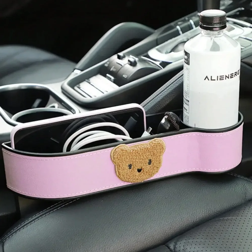 Cartoon Cute Car Seat Gap Storage Box Multi Functional Car Storage Box Storage Bag Automotive Interior Supplies