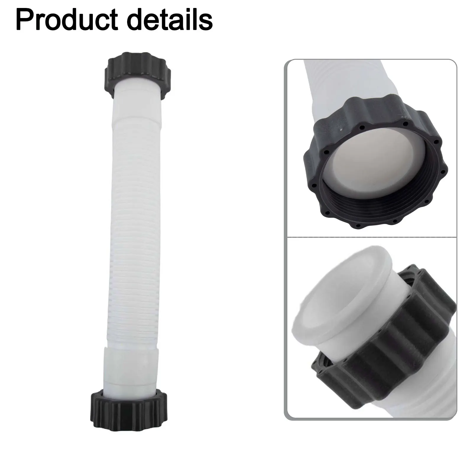 

14-inch Short Tube Hose For 11535 Long-lasting Performance PE Material Pool Equipment Versatile Use Swimming Pool Maintenance