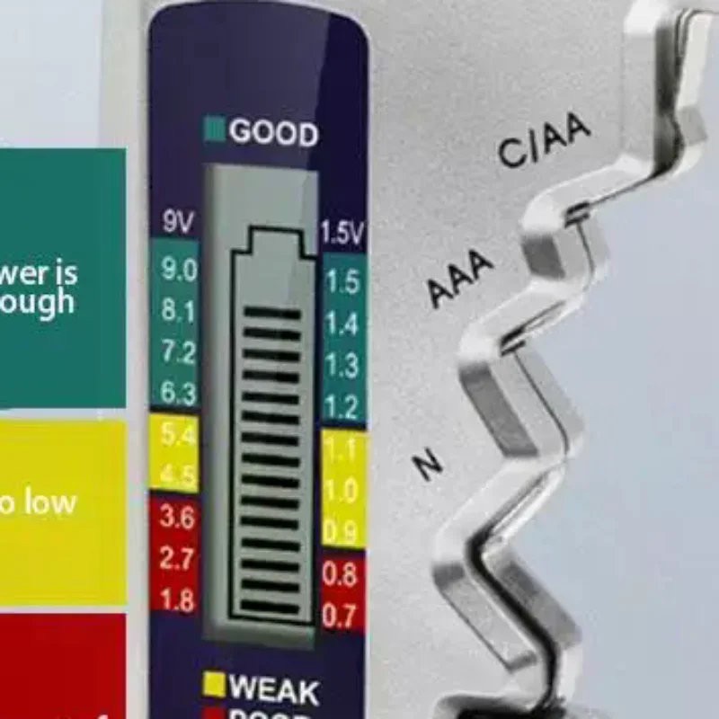 Batteries Tester Digital Capacity Universal Button For Lithum N /AAA/CAA/D/1.5V Cell Batteries Tester Checker BT168 Power