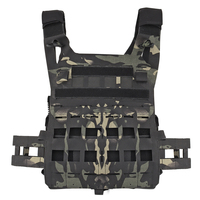 SPC Tactical Vest Quick Release with MOLLE System Lightweight Training Vest Military Soft Air Color Bomb War Game Battle Chest E