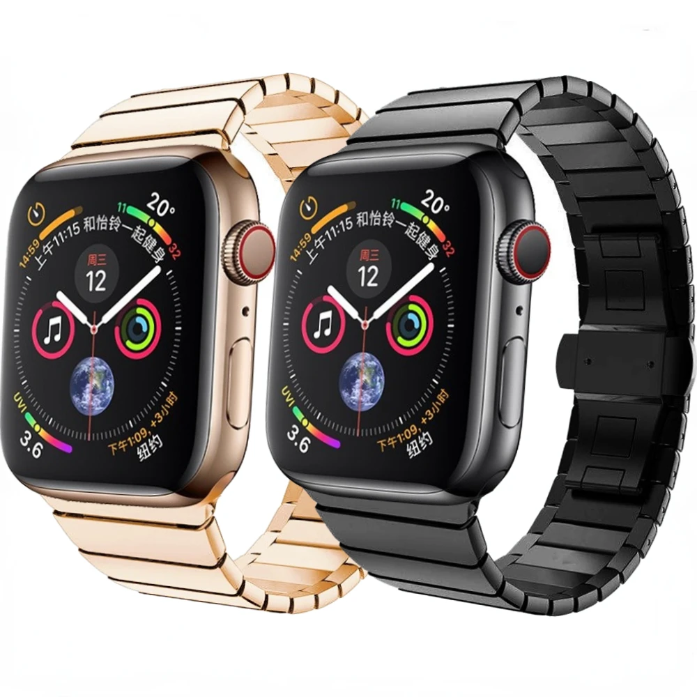 

Metal Strap for Apple Watch Band Series Ultra 8 7 6 5 4 3SE Stainless Steel Bracelet for iWatch 45mm 41mm 49mm 44mm 42 38mm 40mm