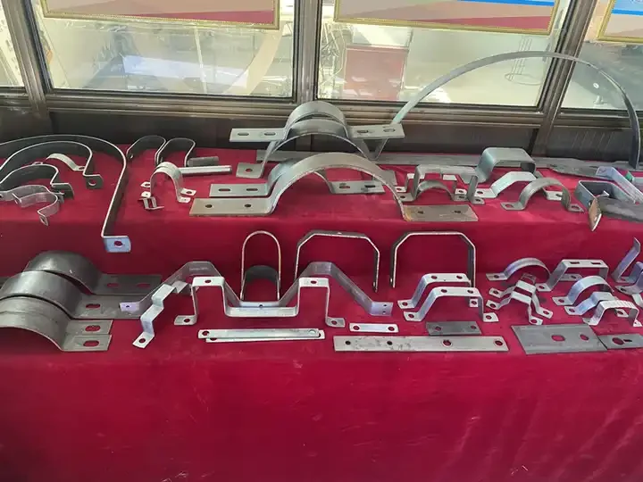 Automatic CNC Metal Flat Iron Strip Bending and Forming Machine Hose Pipe Clamp Making Machine With Punching