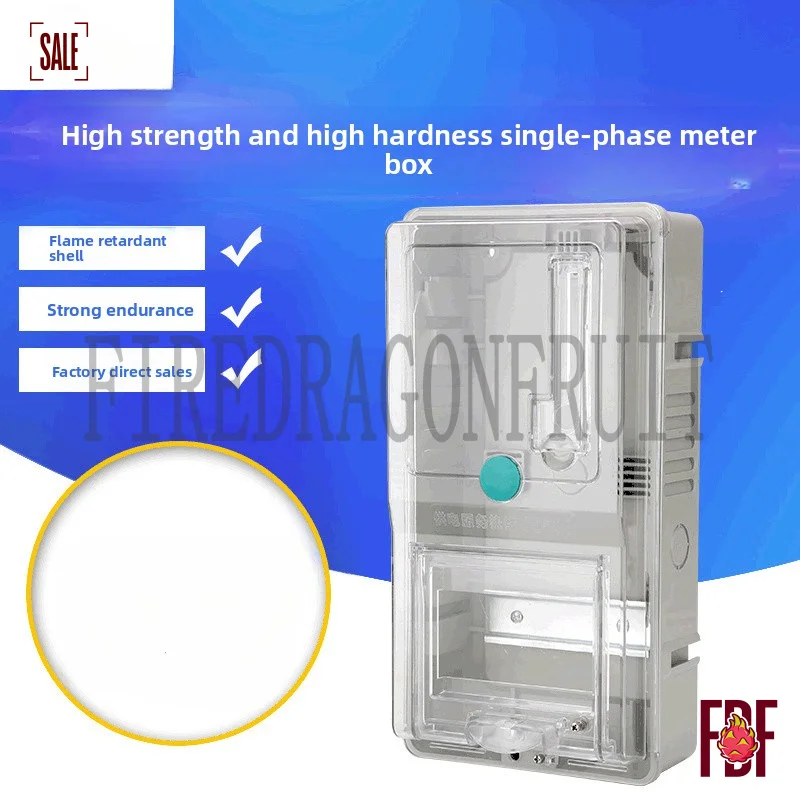 

Use Electrical Meter Box Single Phase Transparent PC Plastic Prepayment-in Distribution Box