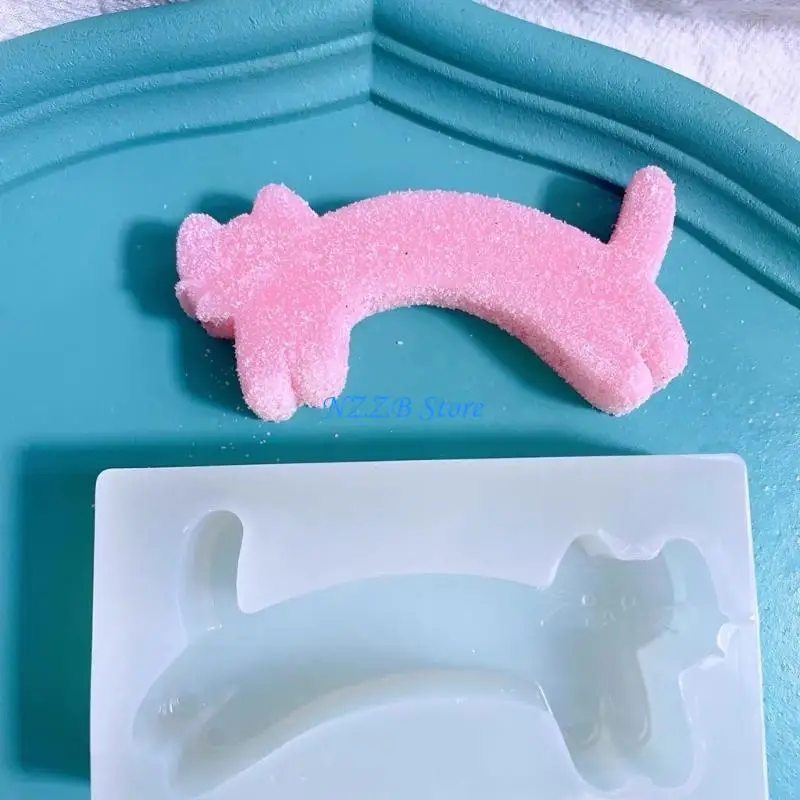 

T21F Silicone Epoxy Mold DIY Keychain Crafting Mould for Valentines Gift