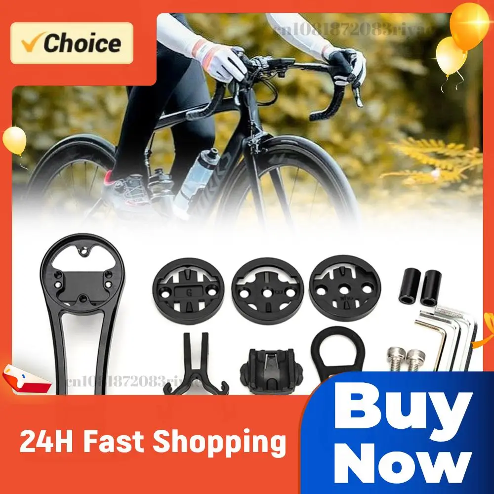 

Регулируемое крепление для велокомпьютера на руль или вынос руля велосипеда, подставка для секундомера для Garmin/Wahoo/Bryton