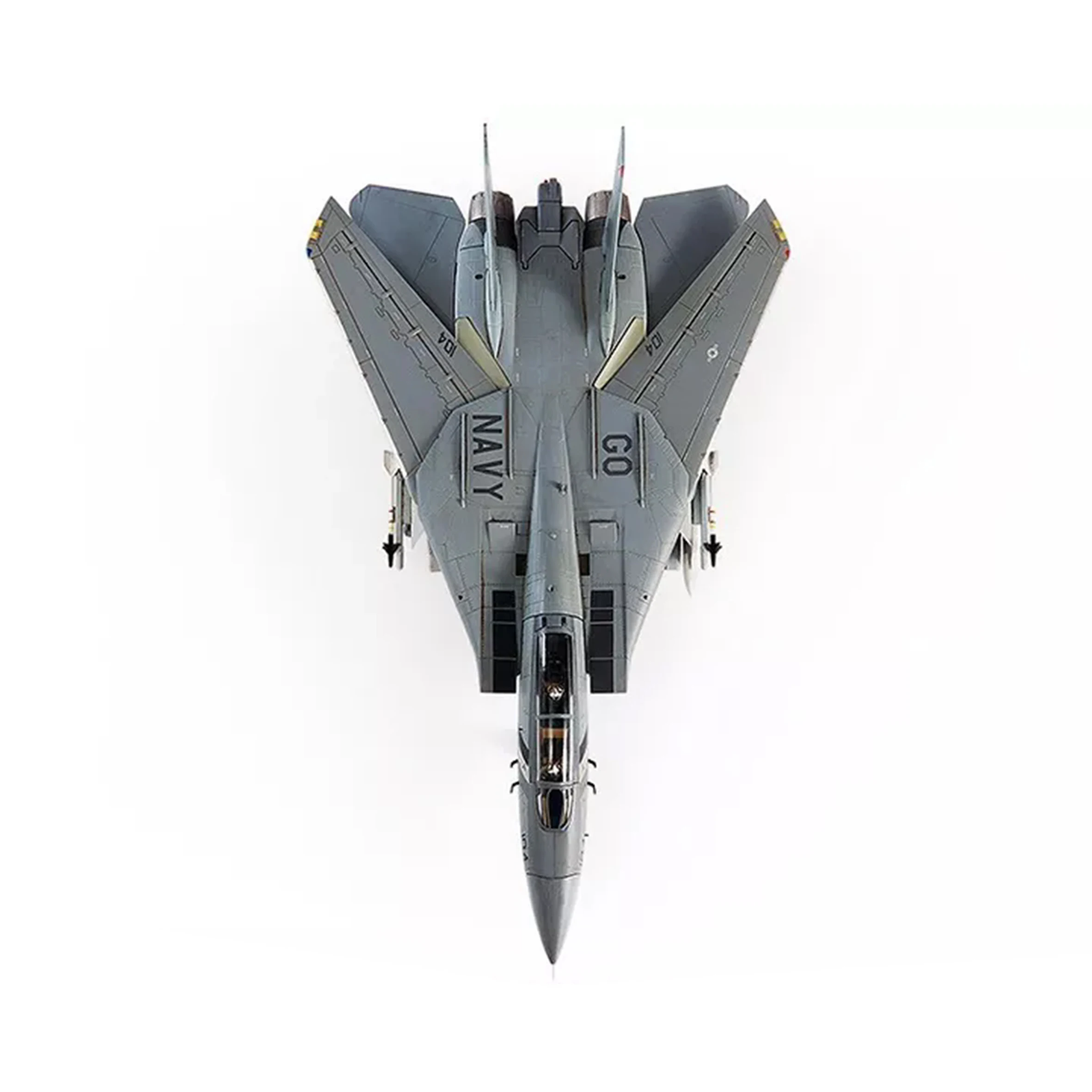 JCW-72-F14-008 1/72 US F-14D Tomcat fighter model USN VF-2 Bounty Hunters NE104 two thousand and two Alloy Collection Model