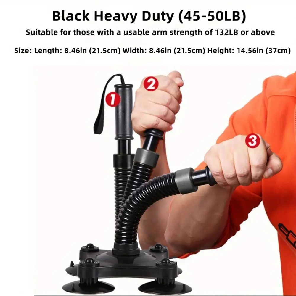 مقبض مضاد للانزلاق، قبضة اليد، تمرين المعصم من النوع الثقيل، زيادة قوة الذراع، مدرب المصارعة، أكواب شفط ثابتة #5