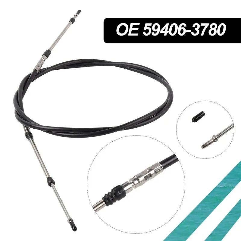 HOT-For Kawasaki Ultra 250X Ultra LX Jetski 2007-2009 1.5L Watercraft Steering Cable OE 59406-3780 For Jet Ski Marine Control