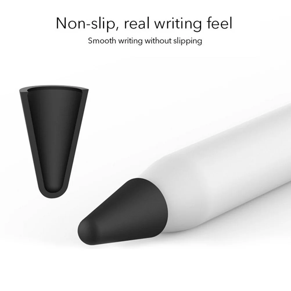 

8pcs Silicone Protective Cover For Pencil Nib Tip Non-Slip Dustproof Stylus Pen Sleeve Compatible With Apple Pencil 1/2