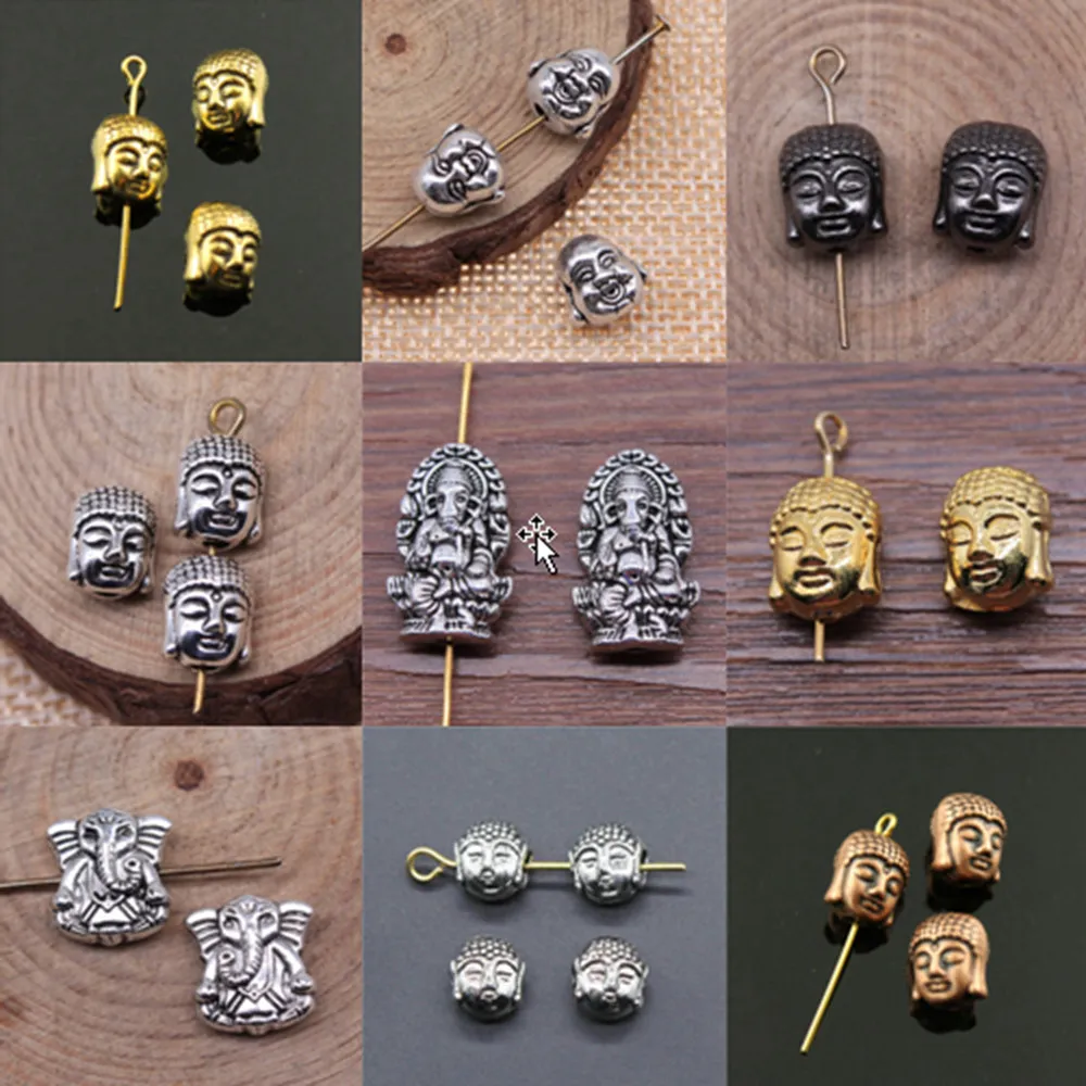 Buddhist small beads charms for jewelry making handmade  Supplies for jewelry Pendant DIY