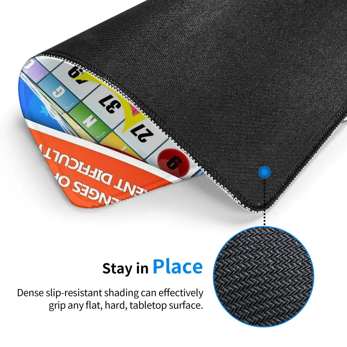 لعبة بينغو كوين لاعب ماوس الوسادة الكمبيوتر لوحة المفاتيح ماوس حصيرة ألعاب الكمبيوتر المحمول مكتب حصيرة مكتب الملحقات الجدول الحصير