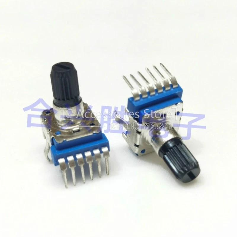 1PCS Speaker E3100 Bass Potentiometer Volume Adjustment Switch 6Pin A10K B50K Power Amplifier Potentiometer