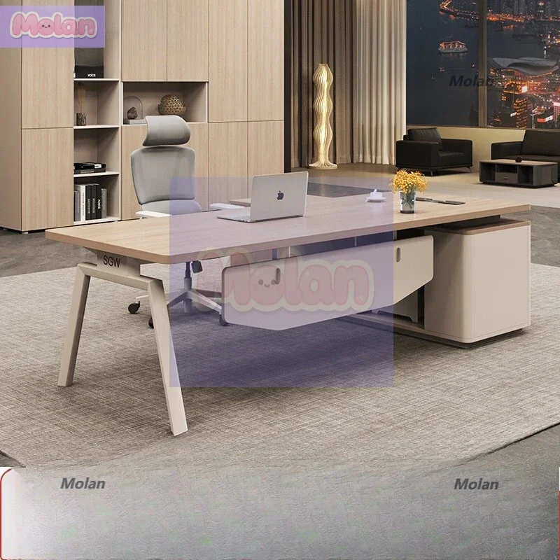 

Boss table, office table and chair combination, simple modern supervisor, desk, single table, manager table, office furniture