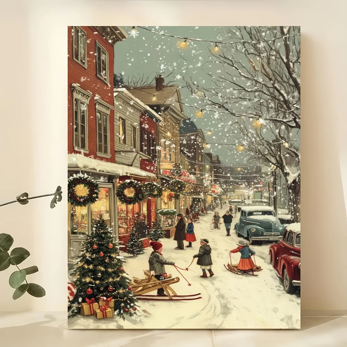 

500/1000/1200/2000PCS Puzzles Classic Christmas City Scene Jigsaw Leisure and Entertainment Modern Decoration As A Holiday Gift
