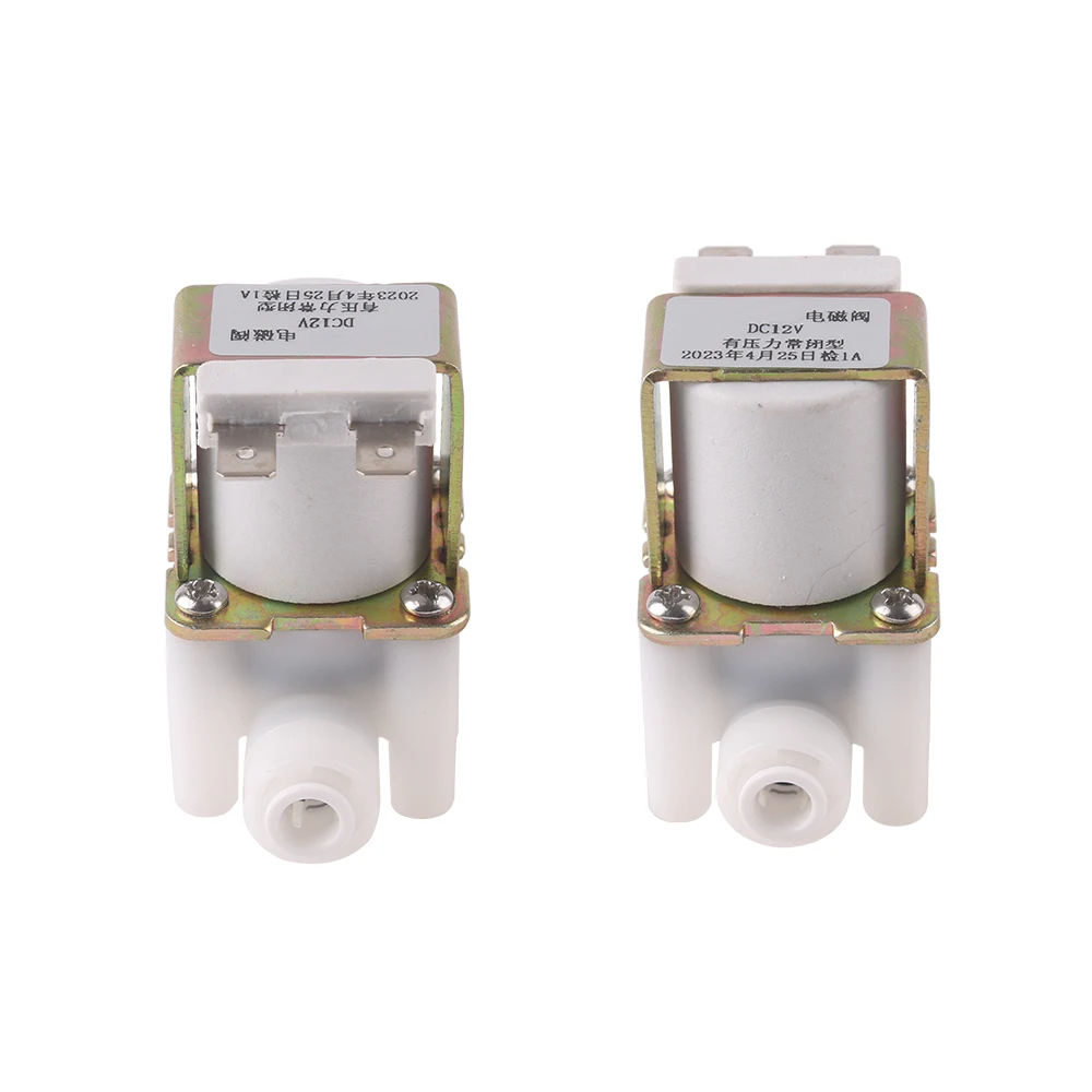 NC Elettrovalvola Elettrica Magnetica DC 12V Flussostato Ingresso Aria Acqua 1/4 "12V 24V 220V Dispenser Magnetico Lavatrice