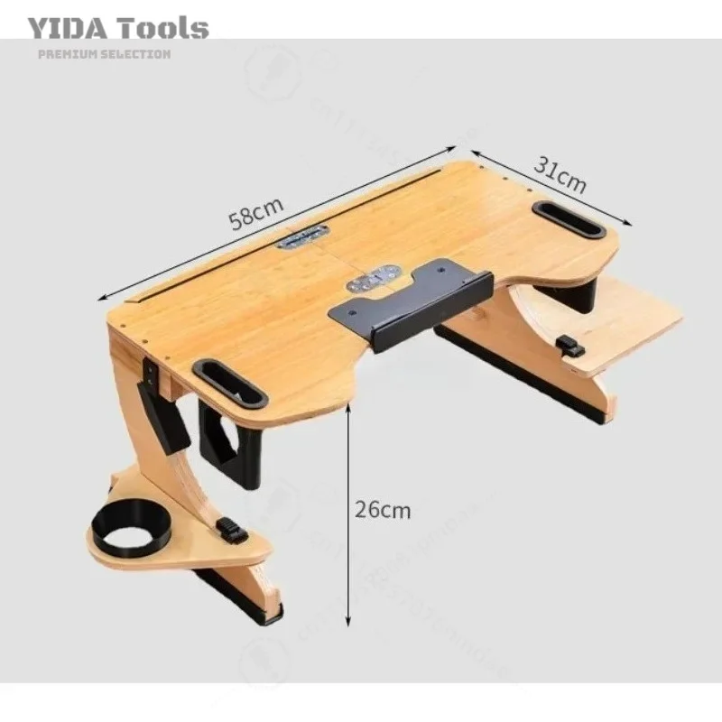 Home Lazy Bed Dining Table Dormitory Study Folding Office Desk Multi Functional Notebook Learning Tool