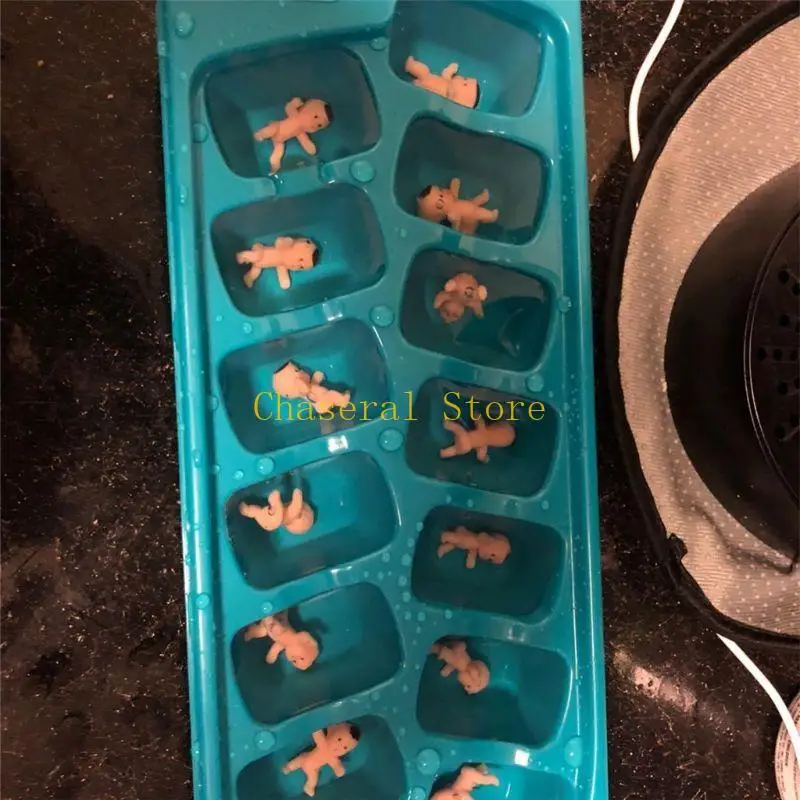 E7ce Lovely Plastic Made Baby Model People Figuur Baby Shower For Architecture Layout Scene Decoratie speelgoed voor creatieve