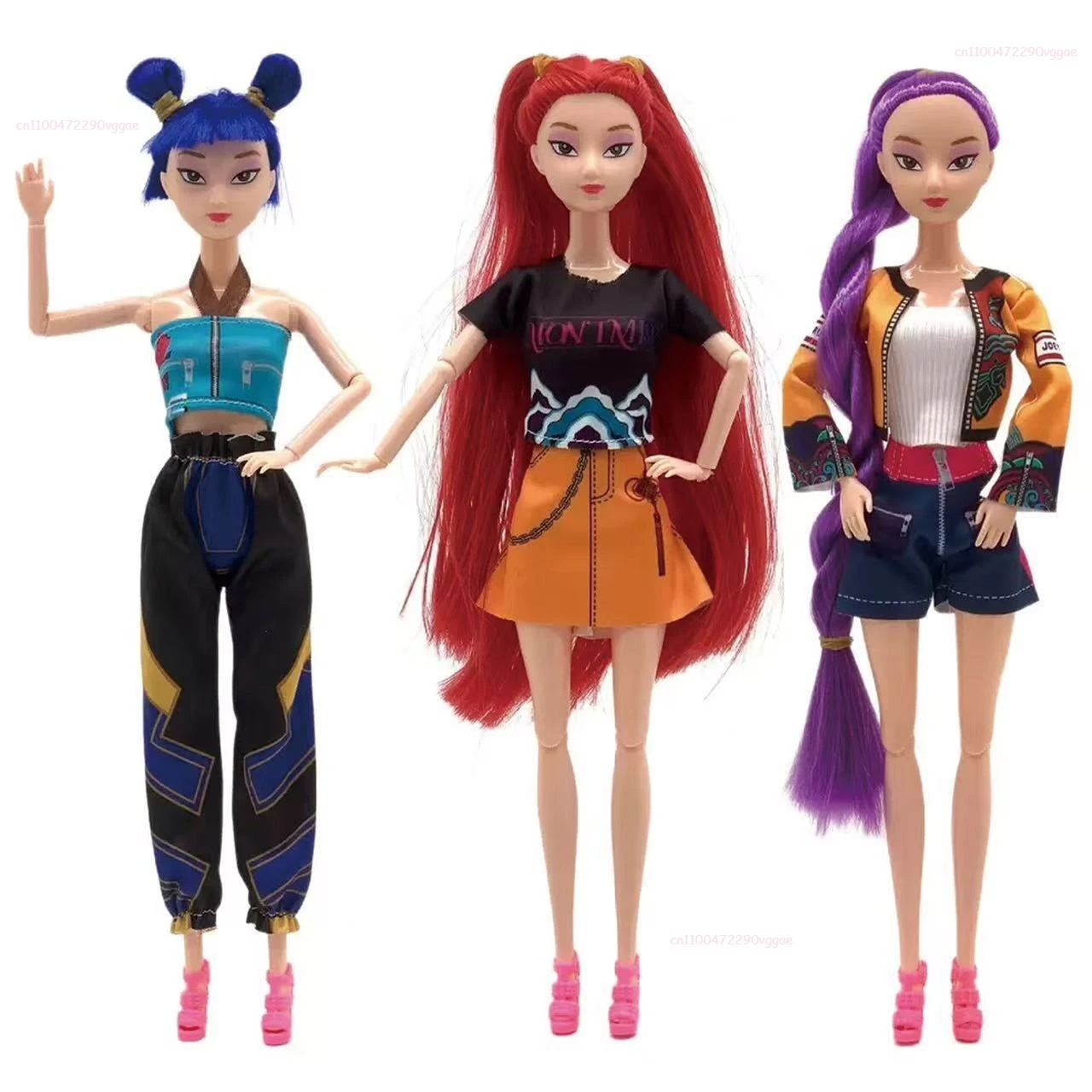 @@ جديد Kpop شيطان الصيادين أنيمي البضائع رومي ميرا زويى شخصية تمثال هدية عيد ميلاد مروحة نادي الهدايا 11 المفاصل المنقولة #1