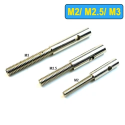 10PCS Fixed-wing Aircraft Accessories M2 /M2.5 /M3 Metal Connecting Rod / Push Rob Connecion Parts