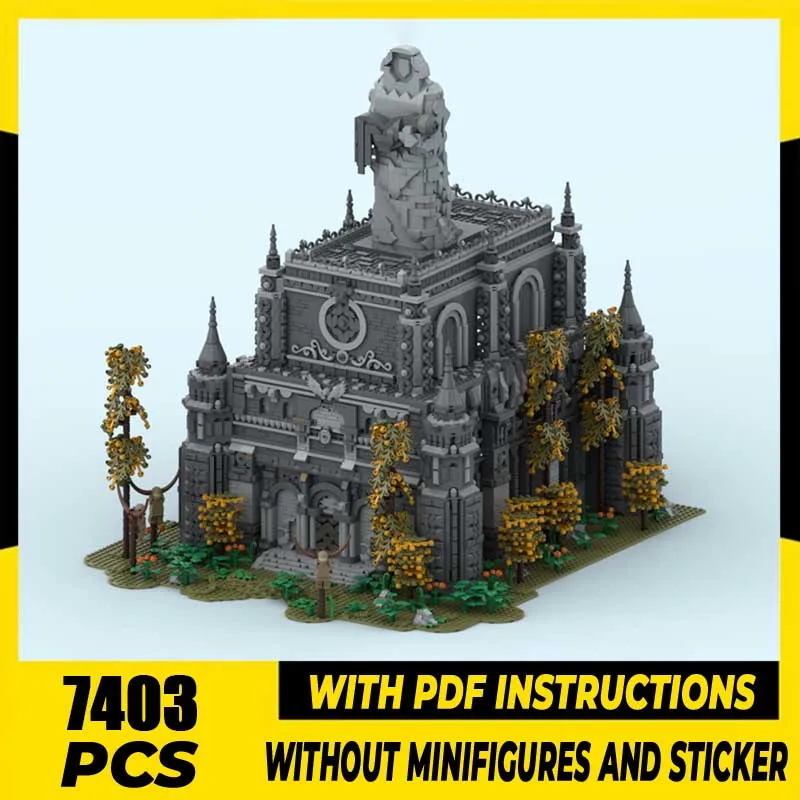 

Medieval Castle Model Moc Building Bricks Hero's Grave Model Technology Blocks Gifts Christmas Construstion Toys Set Assembly