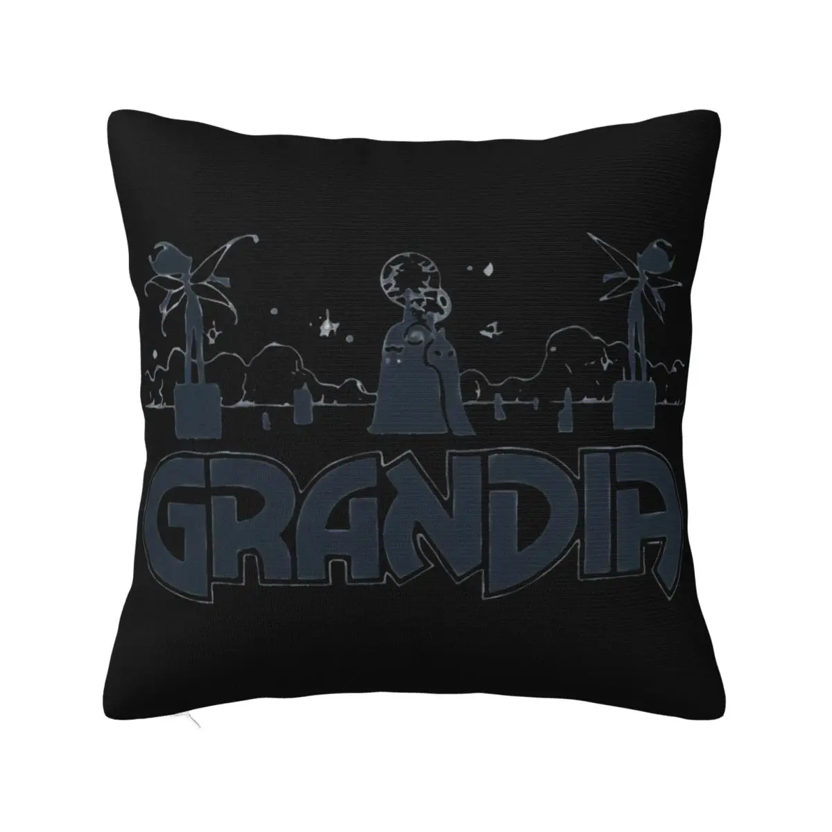 Grandia Logo New Print Youth Humor Summer Graphic Letter Cute Middle Aged Casual Fitness Youth Splicing Pillow Case