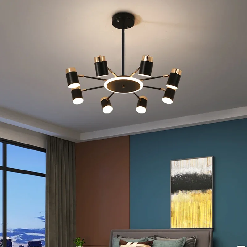 Modern Minimalist Led Chandelier for Living Dining Room Food Tables Kitchen Bedroom Pendant Lights