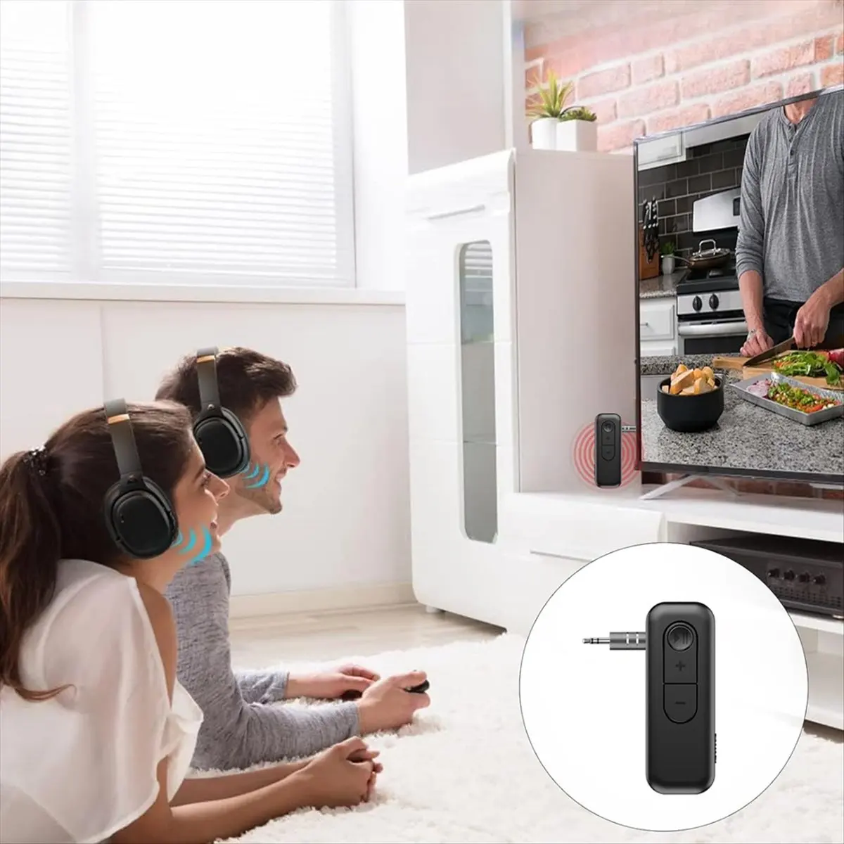 【A21Z】 Bluetooth Audio Adapter, Bluetooth Audio Transmitter Receiver Adapter