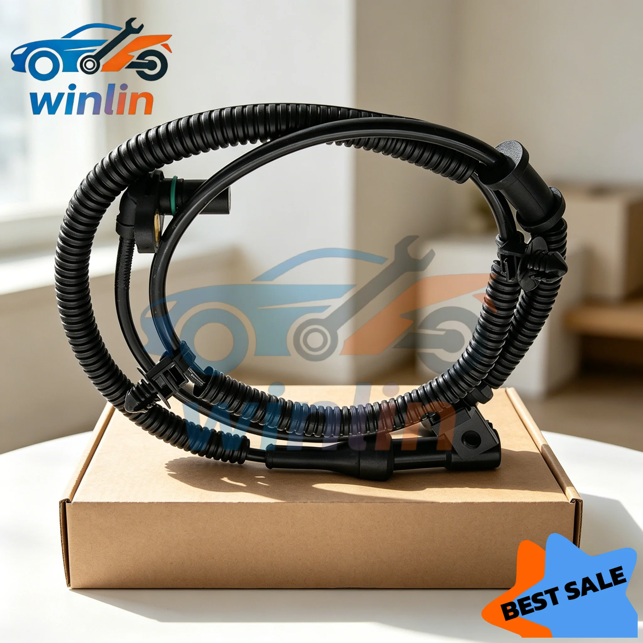 9L3Z-2C204-A Front ABS Wheel Speed Sensor For Ford Expedition F150 Lincoln Navigator Mark LT 2010 9L3Z2C204A New