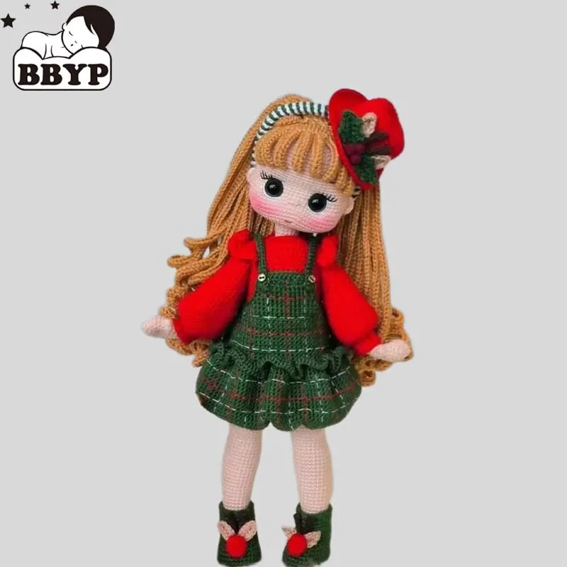 

Handmade Knitting Doll Crochet The girl Mira and Kuchi Dolls For Home Accessories Pattern Craft Toy Ornaments
