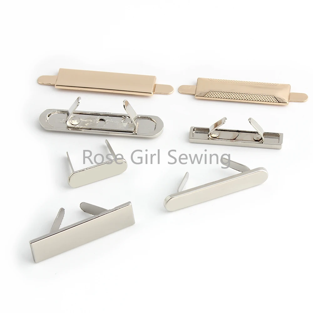 

50PCS Oval/Rectangle Shape Metal Bag Label Customize Logo For Shoes Purse Make Brand Handmade Decorative Tag Buckle Accessories