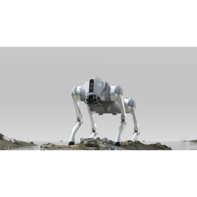 عجلات AI رباعية الأرجل روبوت الكلب Unitree Go2-W وظيفة ذكية لجميع التضاريس