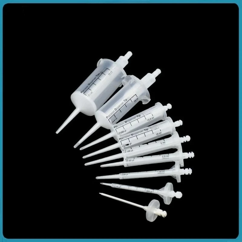 Loook Store 2/PK Stepper Precision Dispenser Tips HDPE PP Piston Cylinder Accessories Fit Stepper SteMate Continuous Distributor