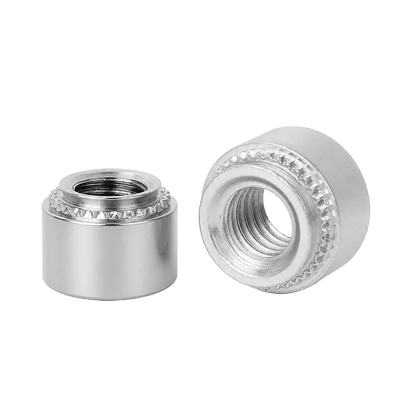 CLS M3 M4 M5 303 Stainless Steel Lengthened And Thickened Pressure Riveting Nuts Press Nut Through Hole Plug Nut Sheet Metal Nut