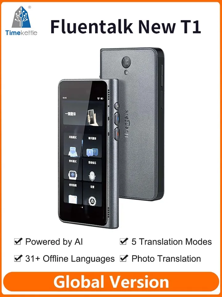 Timekettle Fluentalk NEW T1 AI Language Translator Support 40