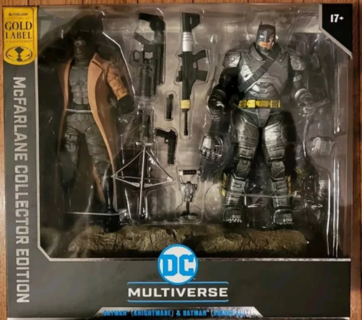 IN STOCK Limited Edition McFarlane DC Desert Batman & Armored Batman Action Figure Set