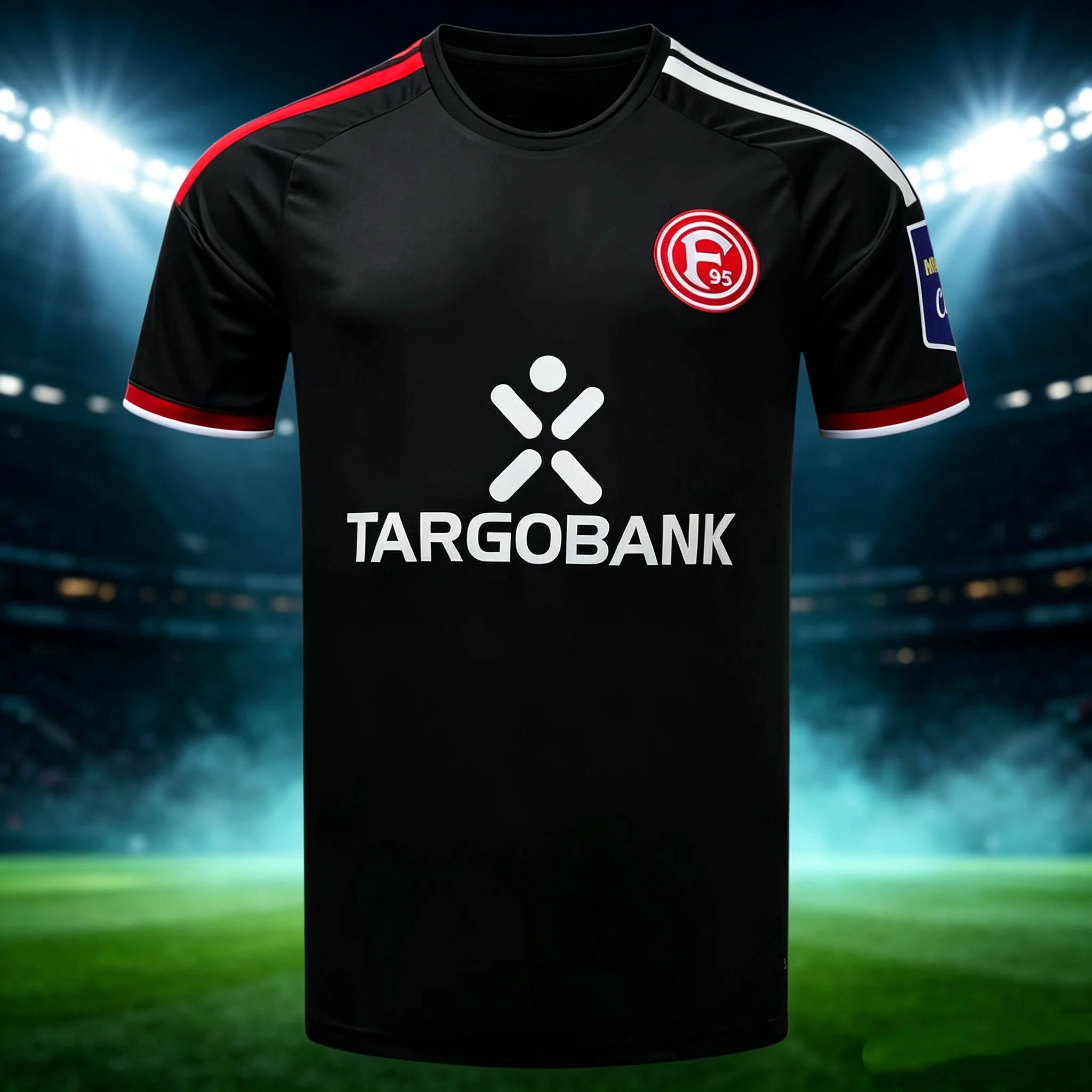 2026-27 Dusseldorf 3D Printed Comic Football Lapel T-shirt Printed Training Soccer Uniform Summer Men's Women's Breathable Shirt
