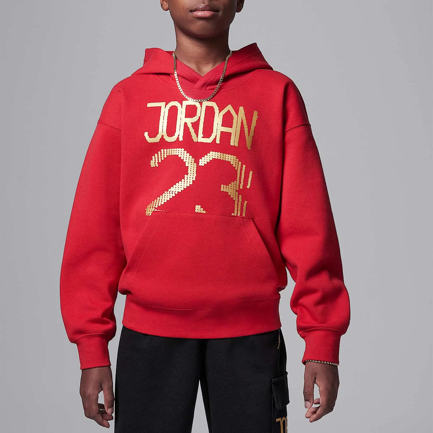 

Официальная повседневная толстовка свободного кроя с капюшоном Nike JORDAN для больших детей IF8909-687