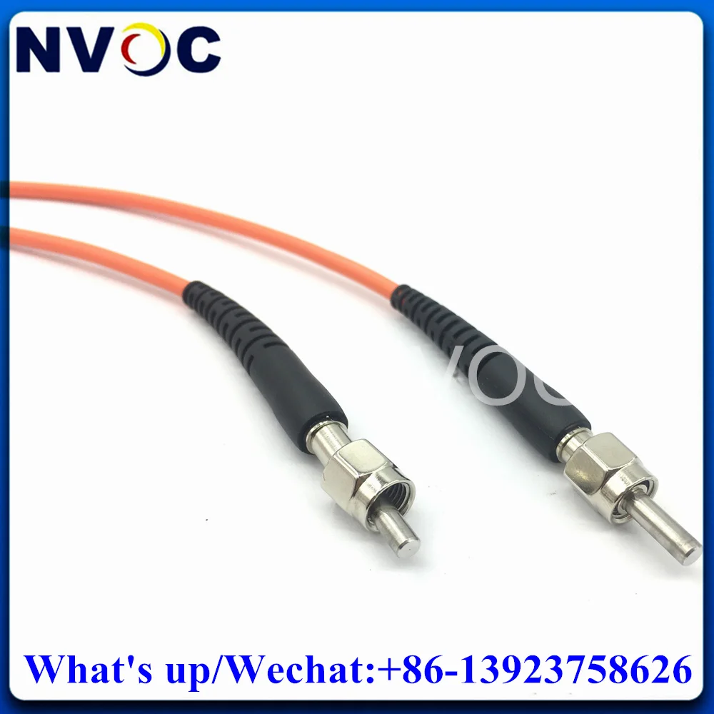 SMA-SMA905/FC OM2 MM(62.5/125) Simplex 1M,PVC Jacket,3.0 mm SMA Ceramic/Metal Ferrule Fiber Optical Patch Cord Cable Connector