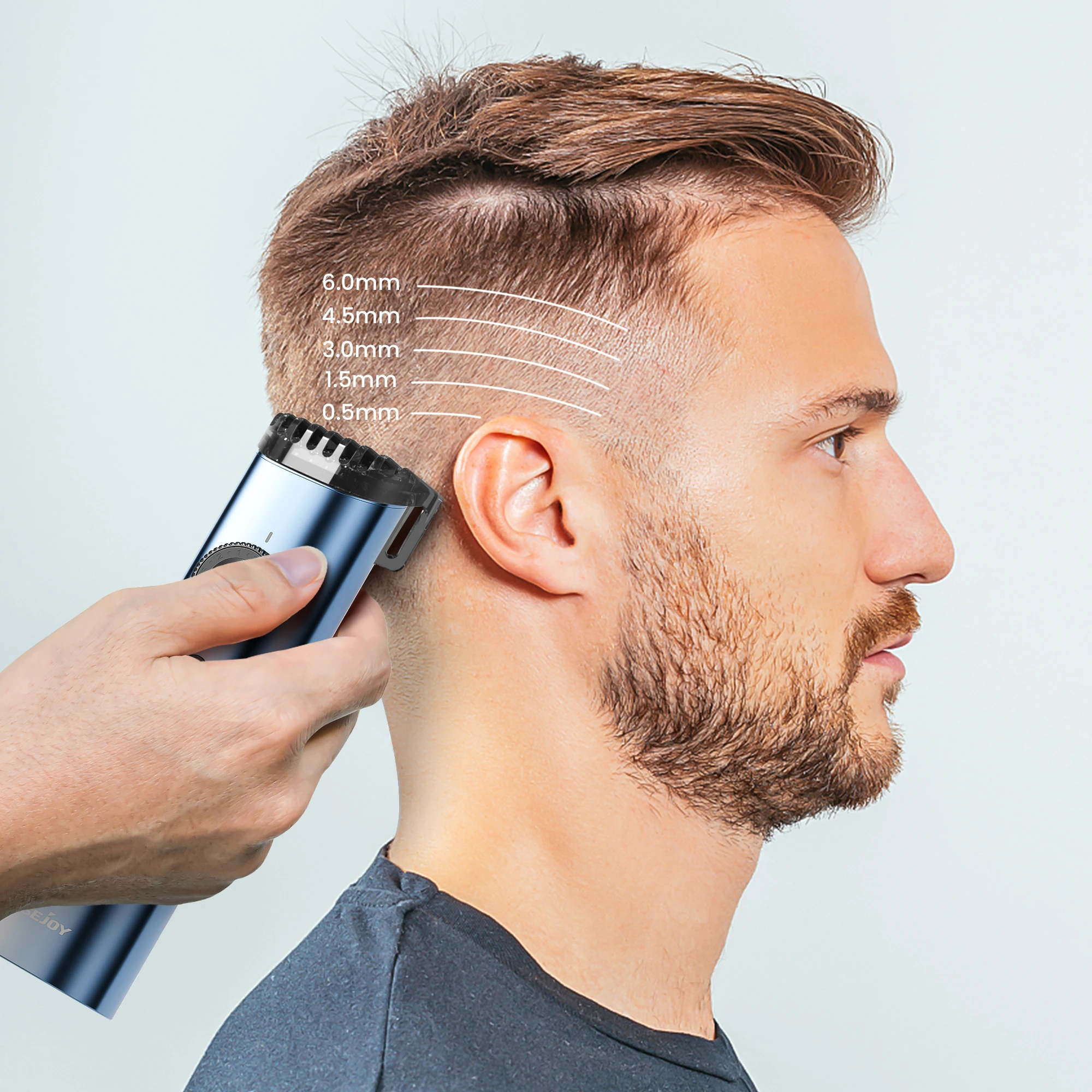 Sejoy-cortadora de pelo profesional para hombre, máquina eléctrica inalámbrica para cortar Cabello, 1800mAh