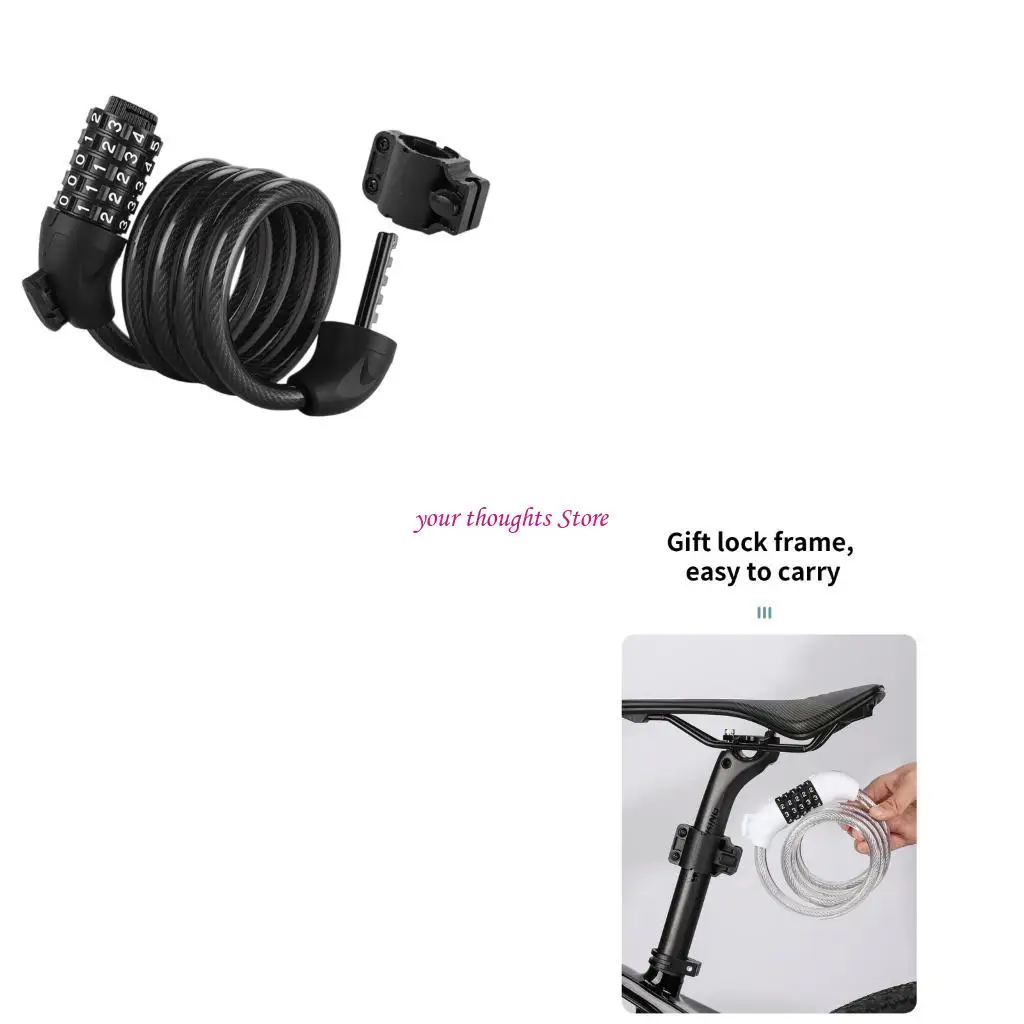 

Велосипедные велосипеды с длинной кабельной блокировкой 5-значный комбинированный блокировка велосипеда 4хбб