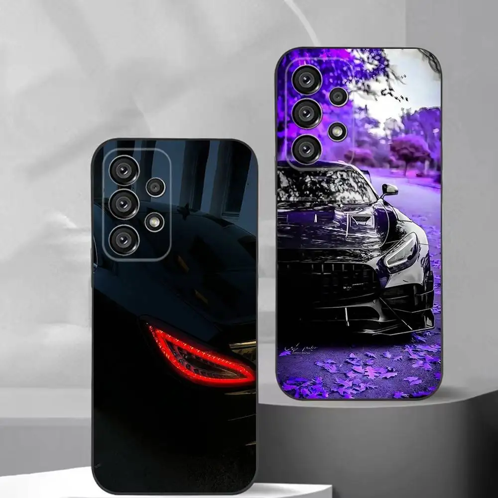 

Cls 63 AMG Car Headlights Phone Case For Samsung S25,S24,S21,S22,S23,S30,Ultra,S20,Plus,Fe,Lite,Note,10,9,5G Black Cover